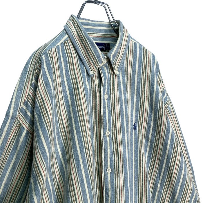 90s Ralph Lauren "The Big Shirt" multico | Vintage.City 빈티지숍, 빈티지 코디 정보