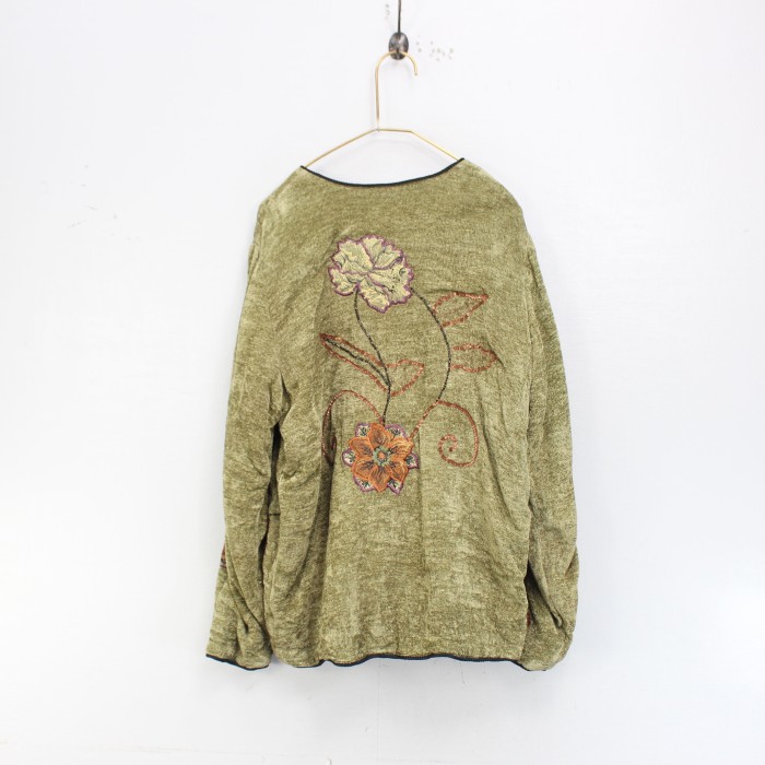 USA VINTAGE アメリカ古着花柄刺繍デザインジャケット | Vintage.City 古着屋、古着コーデ情報を発信