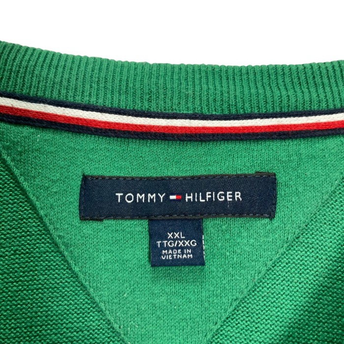 TOMMY HILFIGER Multi-border knit sew | Vintage.City 古着屋、古着コーデ情報を発信