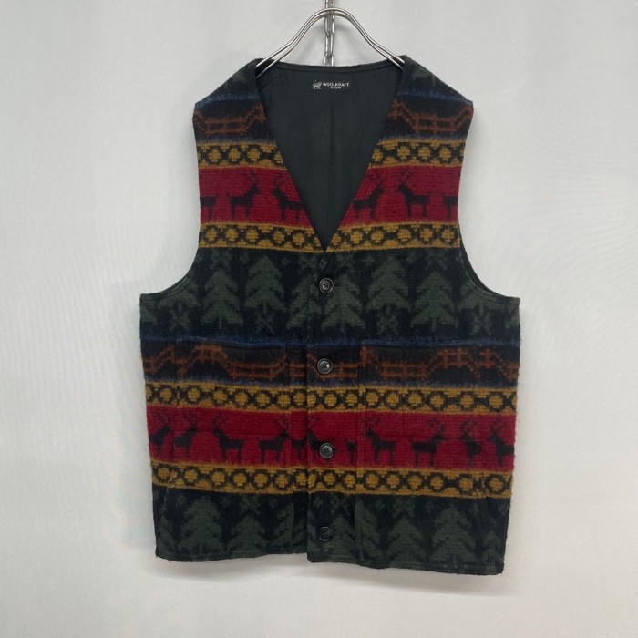 “WOOLKRAFT” Wool Vest | Vintage.City 古着屋、古着コーデ情報を発信