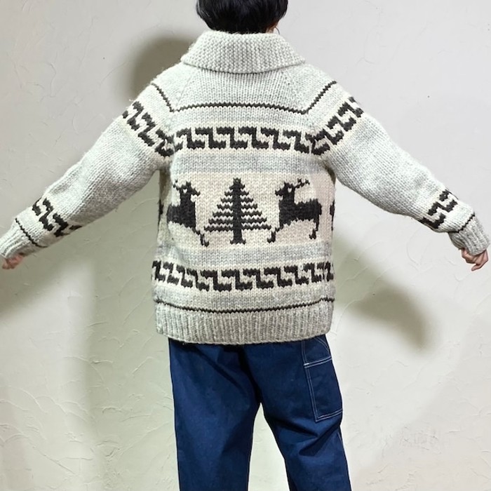 Made in Canada cowichan knit cardigan | Vintage.City 빈티지숍, 빈티지 코디 정보