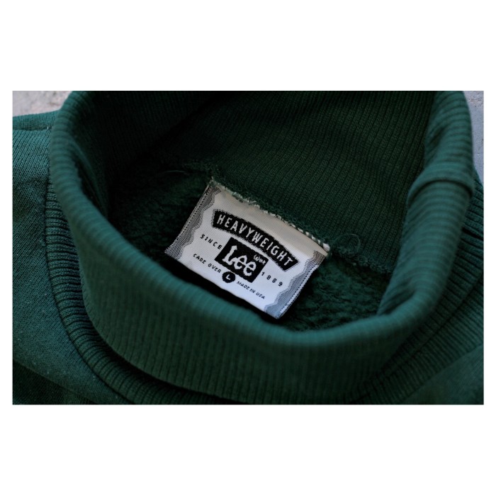 1990s “Lee” Solid Turtleneck Sweatshirt | Vintage.City 古着屋、古着コーデ情報を発信