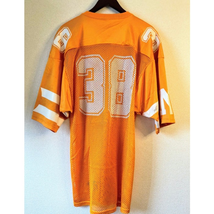 80s Orange football T-shirt | Vintage.City 빈티지숍, 빈티지 코디 정보