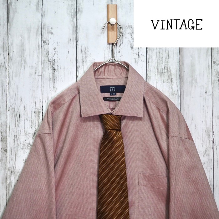 【VINTAGE】長袖デザインシャツ＋ネクタイ | Vintage.City ヴィンテージ 古着