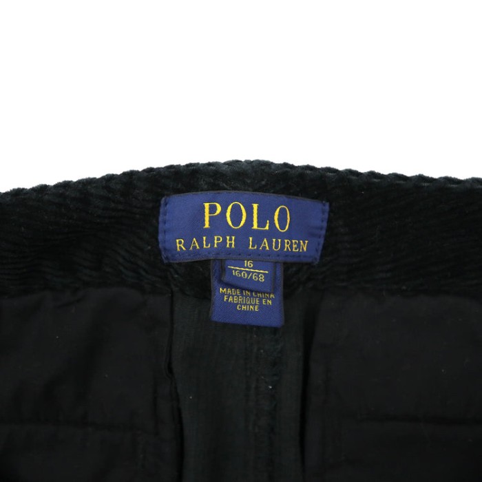 POLO RALPH LAUREN コーデュロイパンツ 160 ブラック | Vintage.City
