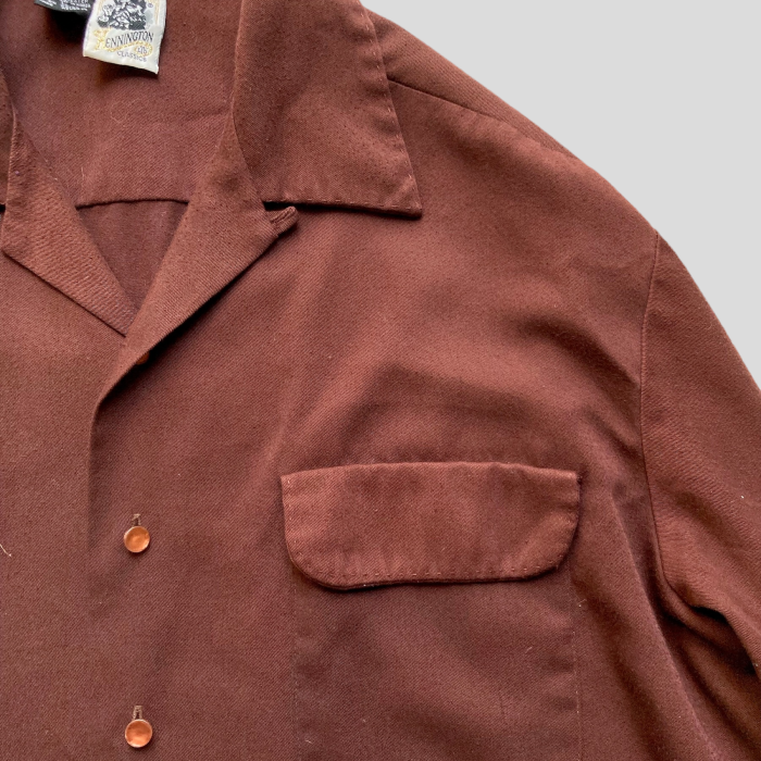 80’s KENNINGTON Open Collar Rayon Shirt | Vintage.City 古着屋、古着コーデ情報を発信