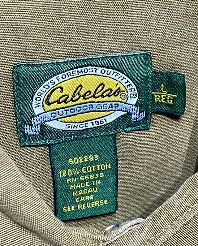 1990’s “CABELA’S” L/S Pullover Shirt