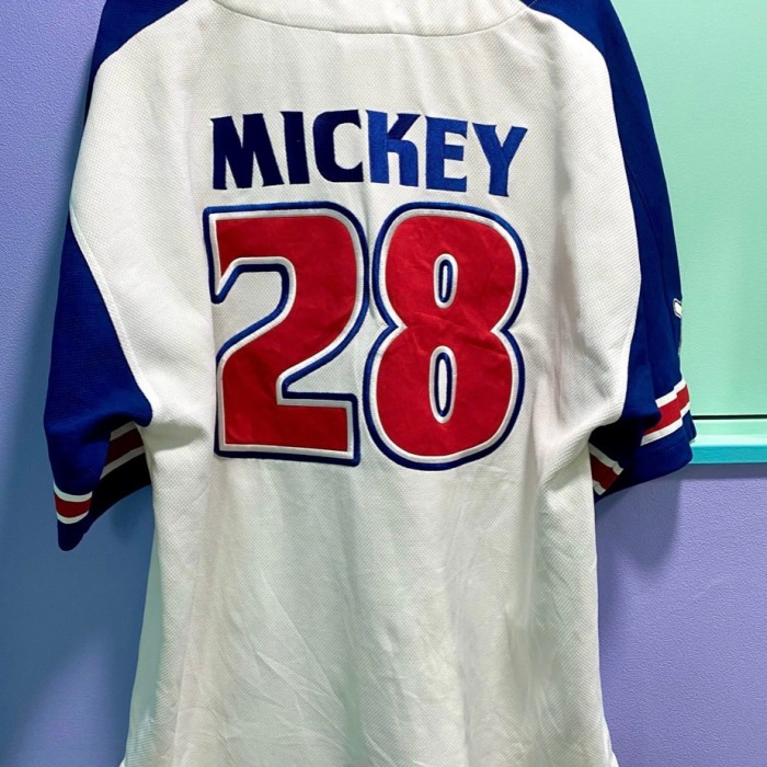 Disney／Mickey baseball shirt | Vintage.City 빈티지숍, 빈티지 코디 정보