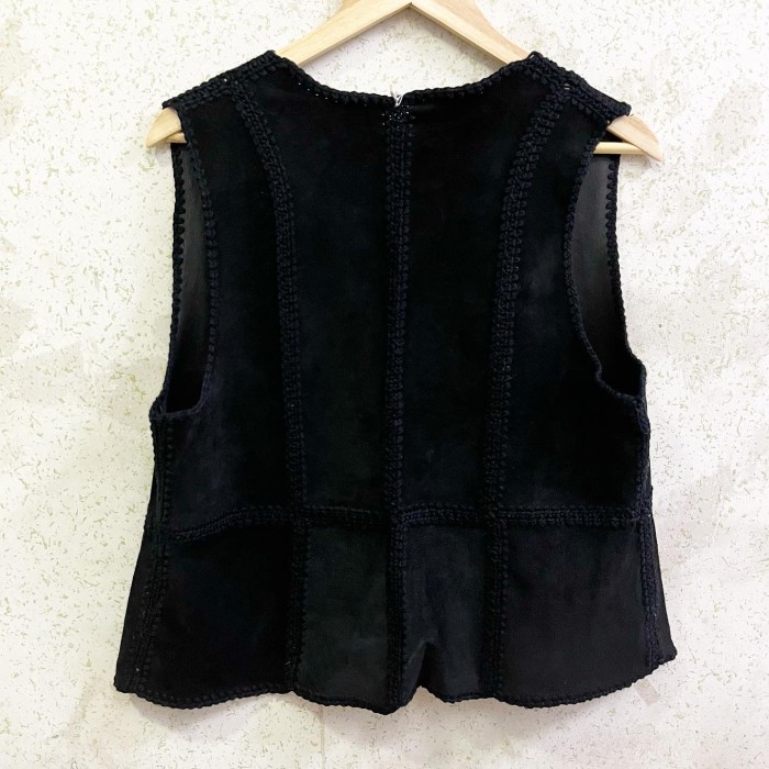 suede×leather reversible vest/2218 | Vintage.City 古着屋、古着コーデ情報を発信