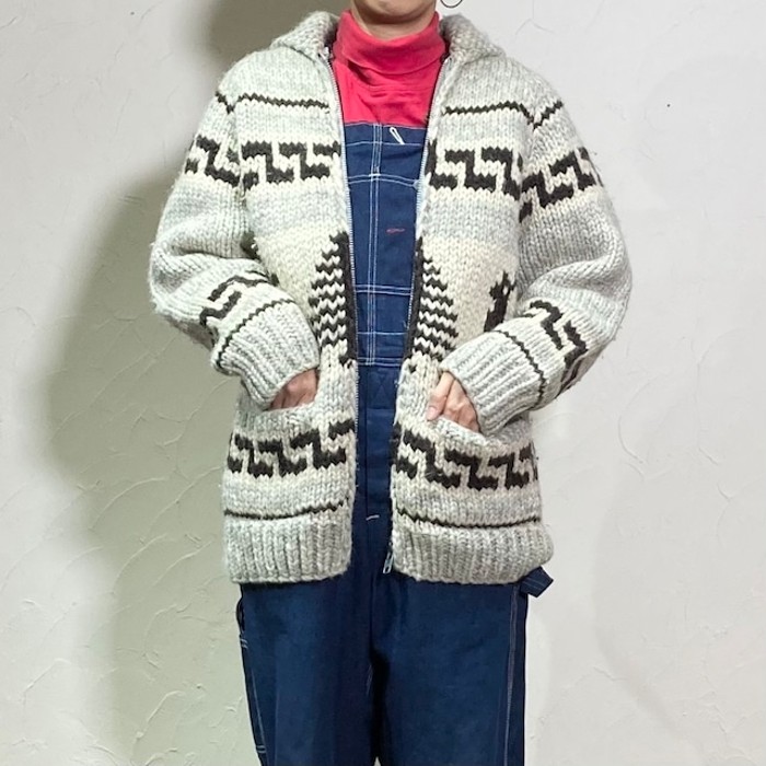 Made in Canada cowichan knit cardigan | Vintage.City Vintage Shops, Vintage Fashion Trends