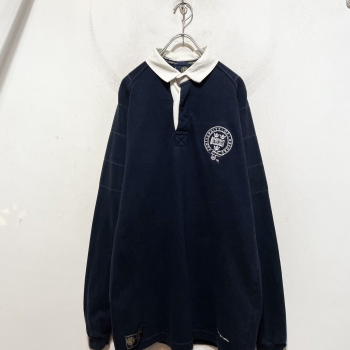 “UNIVERSITY OF OXFORD” L/S Rugby Shirt | Vintage.City 古着屋、古着コーデ情報を発信