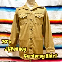70’s JCPenney コーデュロイ シャツ | Vintage.City ヴィンテージ 古着