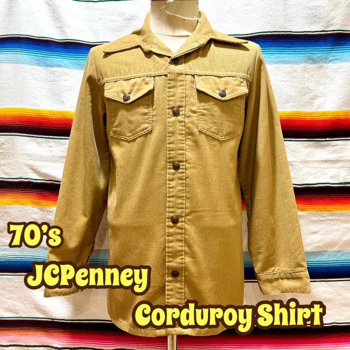70’s JCPenney コーデュロイ シャツ | Vintage.City 빈티지숍, 빈티지 코디 정보