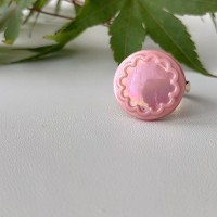 vintage glass button ring | Vintage.City ヴィンテージ 古着