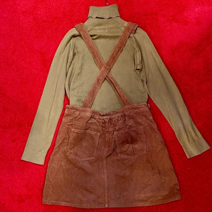 used コーデュロイオーバーオールスカート ジャンスカワンピース | Vintage.City 古着屋、古着コーデ情報を発信