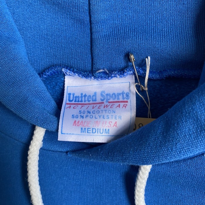 90s カレッジロゴパーカー USA製 ブルー M | Vintage.City 古着屋、古着コーデ情報を発信