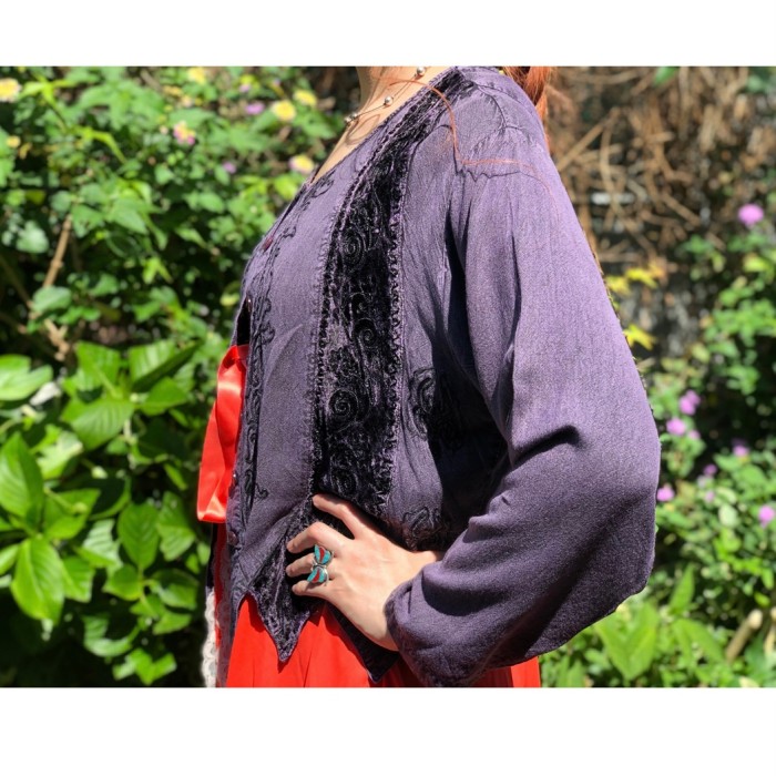 Vintage indian rayon design blouse | Vintage.City 古着屋、古着コーデ情報を発信