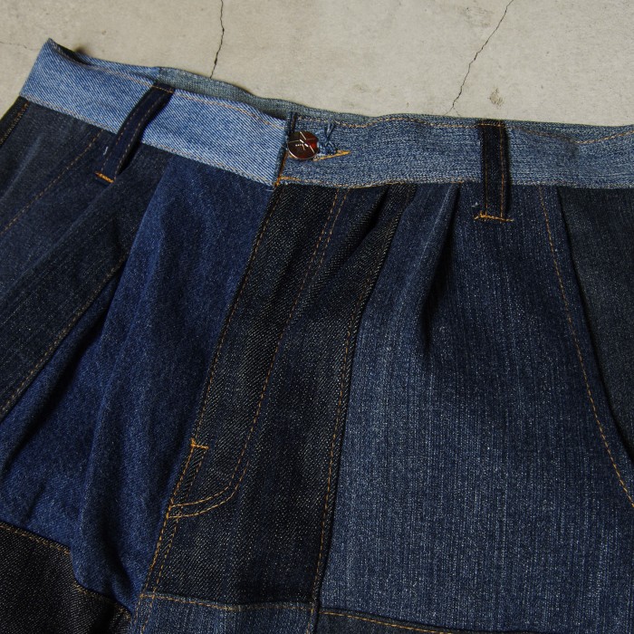 Patchwork Denim Pants | Vintage.City 古着屋、古着コーデ情報を発信