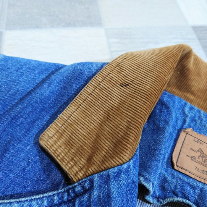 90-00’s Levi's USA製 金ボタン デニム テーラード ジャケット | Vintage.City 빈티지숍, 빈티지 코디 정보