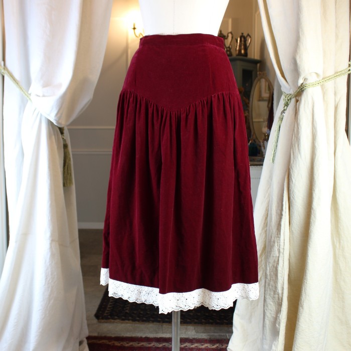 USA VINTAGE アメリカ古着ベロアロングスカート | Vintage.City 빈티지숍, 빈티지 코디 정보