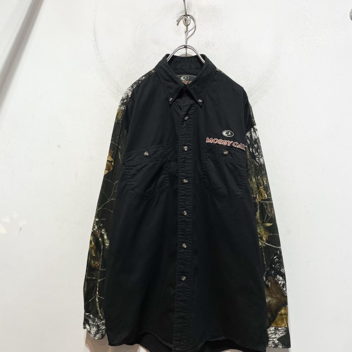 “MOSSY OAK” L/S Switching Shirt | Vintage.City 古着屋、古着コーデ情報を発信