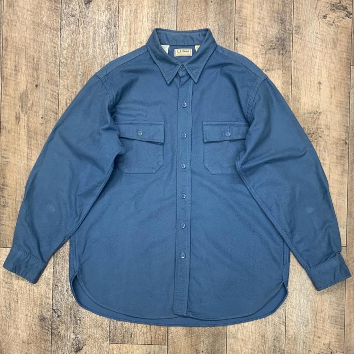 80'S LL Bean "CHAMOIS CLOTH SHIRT" シャツ | Vintage.City 古着屋、古着コーデ情報を発信