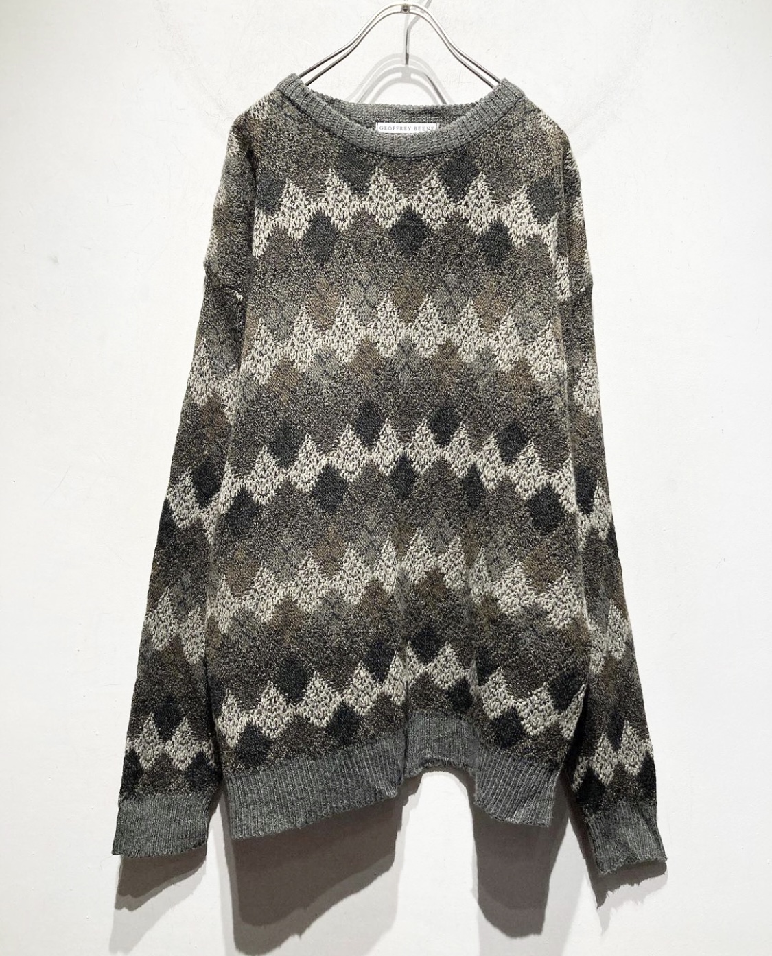 GEOFFREY BEENE” Pattern Knit | Vintage.City