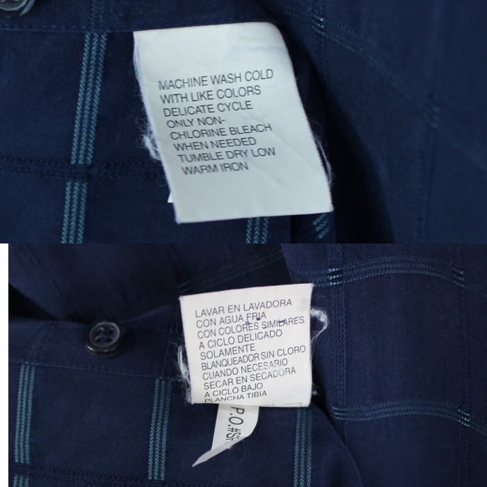 USA VINTAGE アメリカ古着バンドカラーチェック柄デザインシャツ | Vintage.City 빈티지숍, 빈티지 코디 정보