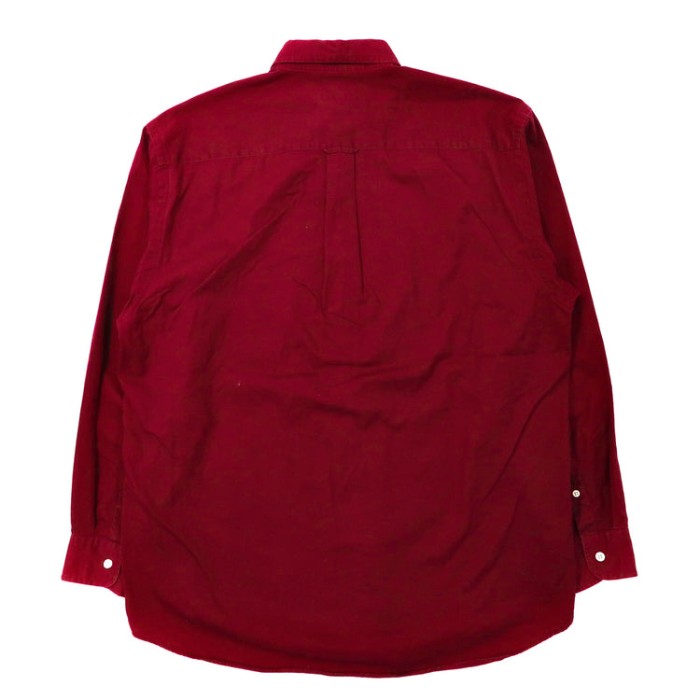 NAUTICA ビッグサイズ ボタンダウンシャツ M ボルドー 90s | Vintage.City 古着屋、古着コーデ情報を発信