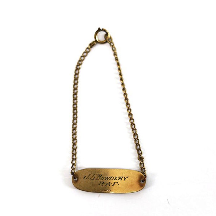 60s ROYAL AIR FORCE Gold Filled Bracelet | Vintage.City 빈티지숍, 빈티지 코디 정보