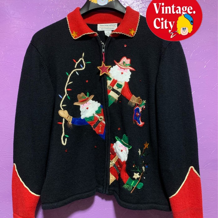 2)ウエスタンクリスマスセーター | Vintage.City 古着屋、古着コーデ情報を発信
