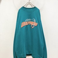 “Miami Dolphins” Embroidered Sweat Shirt | Vintage.City ヴィンテージ 古着