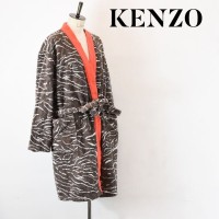 KENZO ケンゾー レディース 層柄 ガウン バスローブ風 コート F | Vintage.City 古着屋、古着コーデ情報を発信
