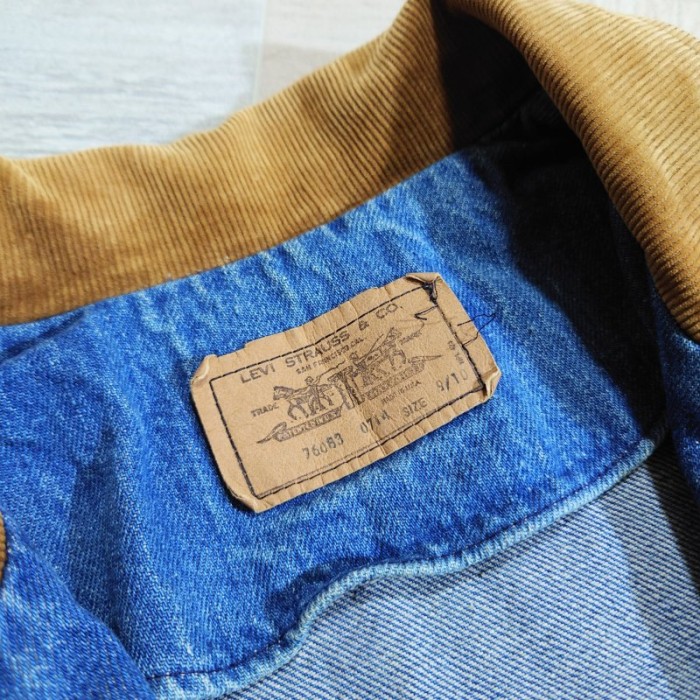 90-00’s Levi's USA製 金ボタン デニム テーラード ジャケット | Vintage.City 古着屋、古着コーデ情報を発信