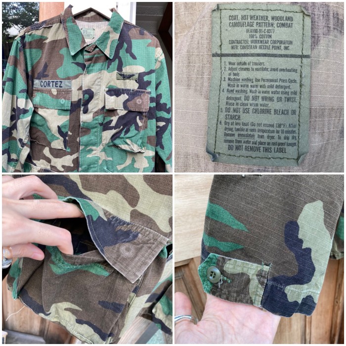 90s US ARMY ripstop combat jacket 1 | Vintage.City 古着屋、古着コーデ情報を発信