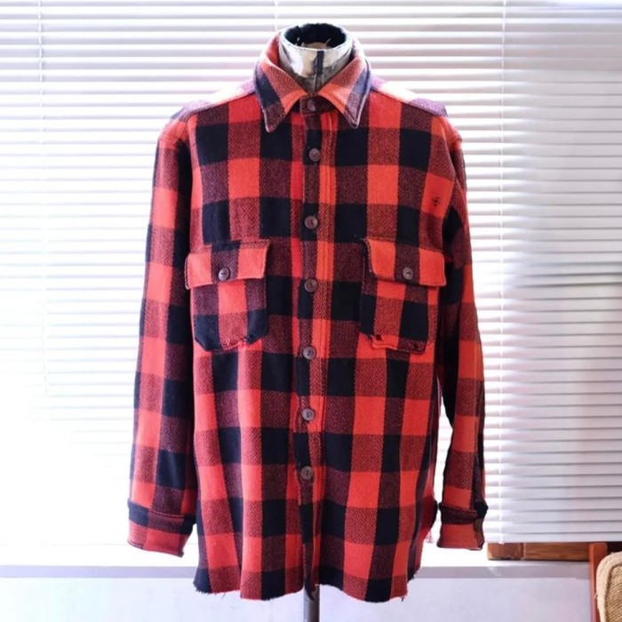 Woolrich 40s  ウールシャツ Made In USA | Vintage.City 古着屋、古着コーデ情報を発信