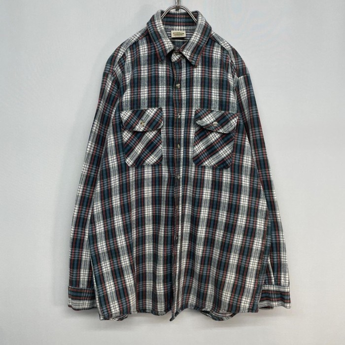1990’s “FIVE BROTHER” Heavy Flannel SH | Vintage.City Vintage Shops, Vintage Fashion Trends
