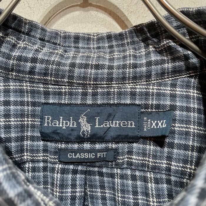 “Ralph Lauren” L/S B.D.Check Shirt BLUE | Vintage.City 빈티지숍, 빈티지 코디 정보