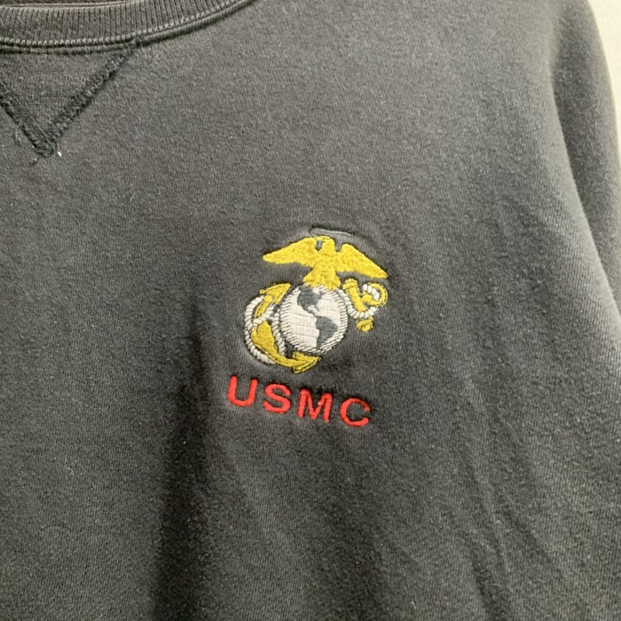 USMC アメリカ海兵隊　スウェット　胸ロゴ刺繍　L | Vintage.City 古着屋、古着コーデ情報を発信
