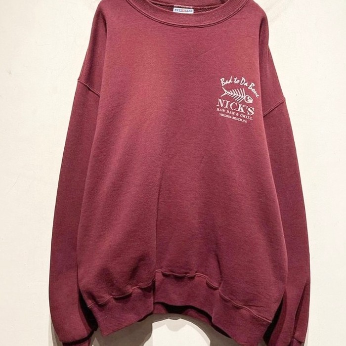 1990's “NICK’S” Print Sweat Shirt | Vintage.City 古着屋、古着コーデ情報を発信