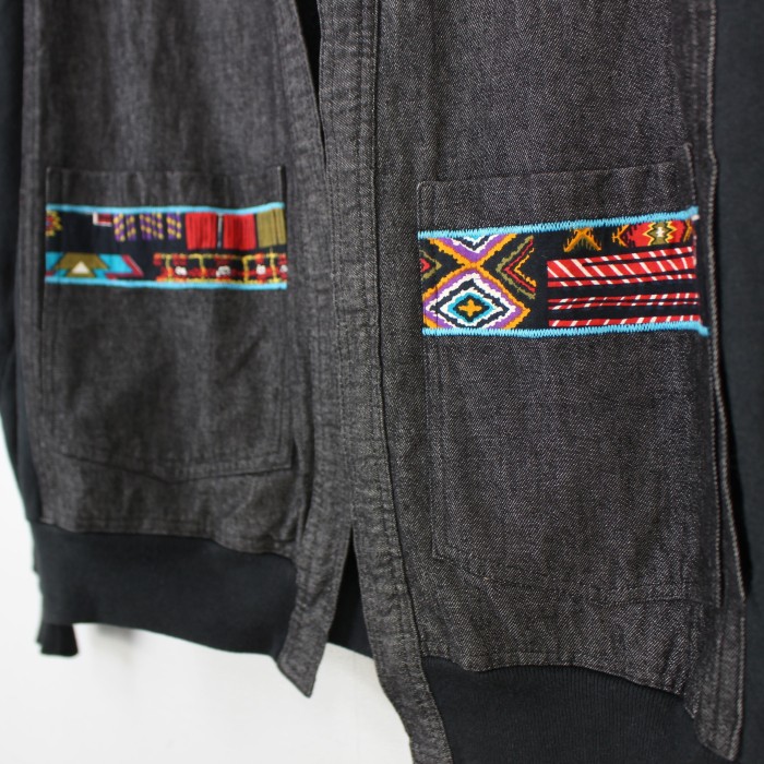 USA VINTAGE アメリカ古着インディアンデザインデニムジャケット | Vintage.City 古着屋、古着コーデ情報を発信