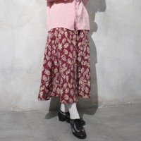 1990s printed silk skirt | Vintage.City ヴィンテージ 古着