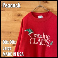 【Peacock】90s USA製 スウェット トレーナー L プリント 古着 | Vintage.City ヴィンテージ 古着