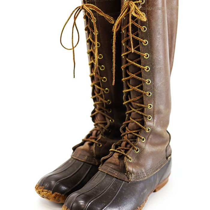 80s USA LL Bean 14Hole Long Bean Boots | Vintage.City