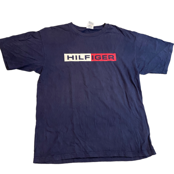ビンテージ 90年代 トミーヒルフィガー Tシャツ XL ネイビー | Vintage.City 빈티지숍, 빈티지 코디 정보