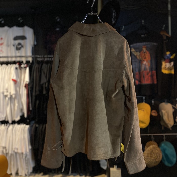 old lace up pull over suede shirt | Vintage.City 古着屋、古着コーデ情報を発信