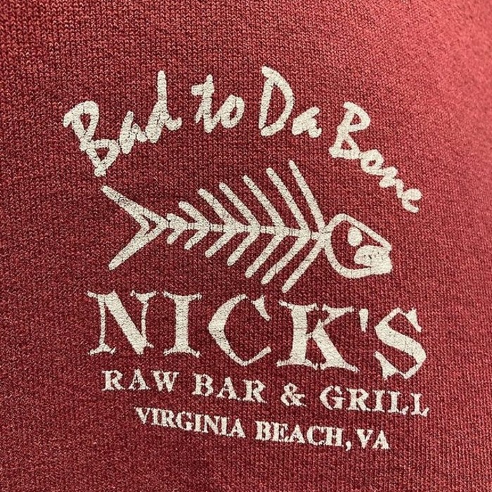 1990's “NICK’S” Print Sweat Shirt | Vintage.City 빈티지숍, 빈티지 코디 정보