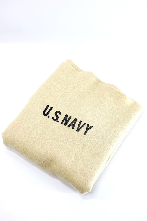 50s US NAVY Military Wool Blanket