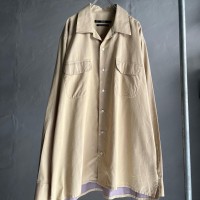 Made in italy iridescent color opencolla | Vintage.City ヴィンテージ 古着