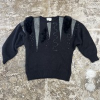 80‘s acrylic mohair  sweater fcl-77 | Vintage.City ヴィンテージ 古着
